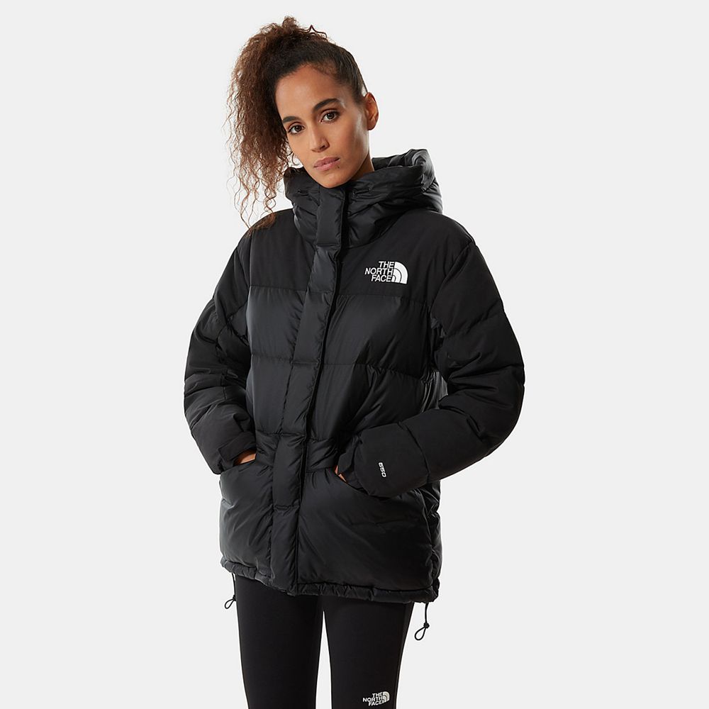 The North Face Puffer Jacket Womens Australia - The North Face Himalayan Black (YJX-079613)